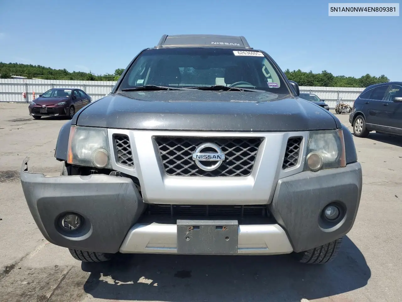 2014 Nissan Xterra X VIN: 5N1AN0NW4EN809381 Lot: 62636005