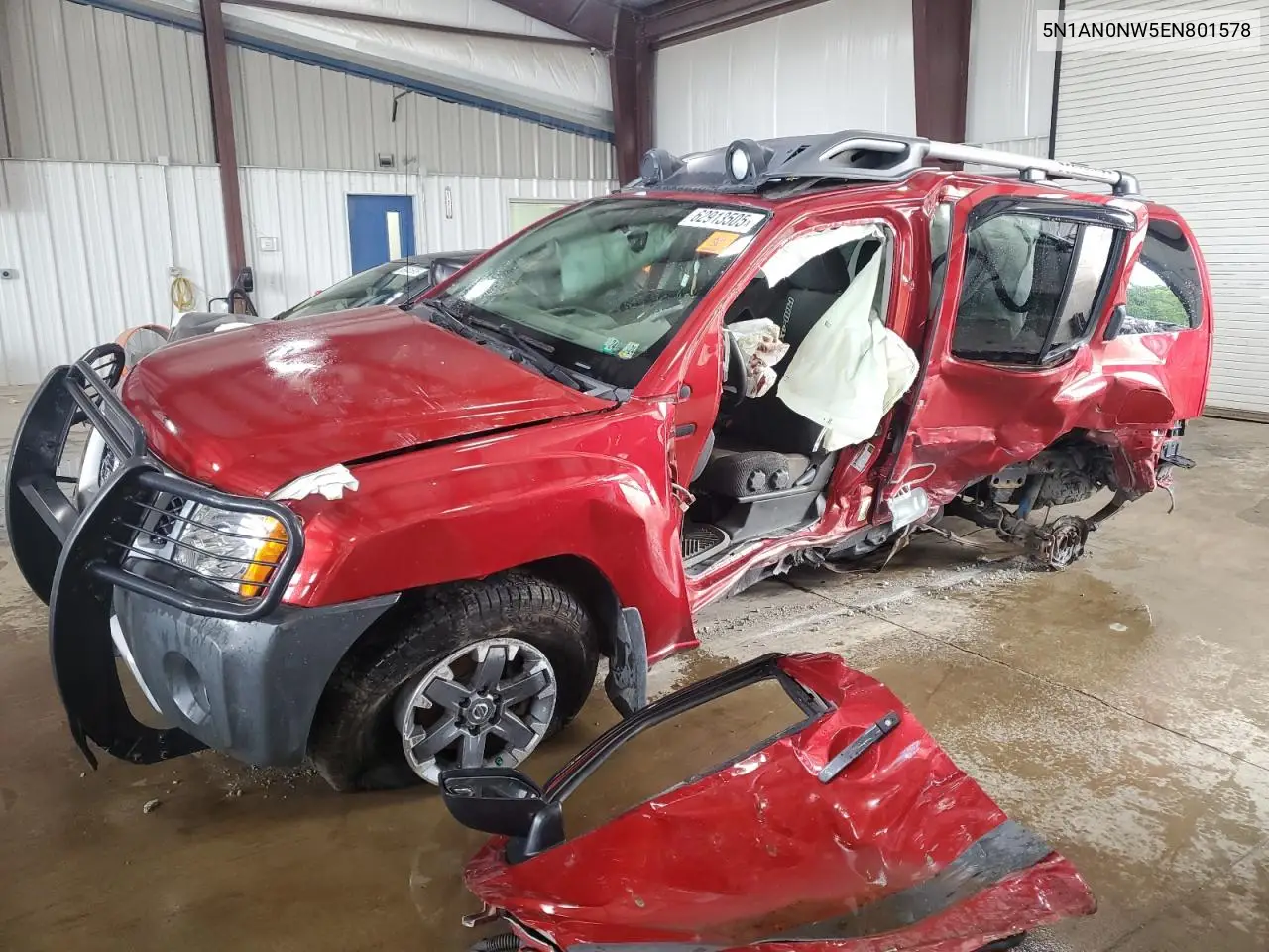 2014 Nissan Xterra X VIN: 5N1AN0NW5EN801578 Lot: 62913505