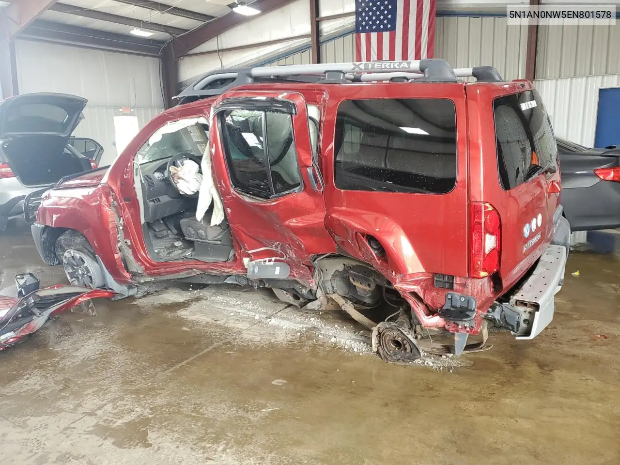 2014 Nissan Xterra X VIN: 5N1AN0NW5EN801578 Lot: 62913505