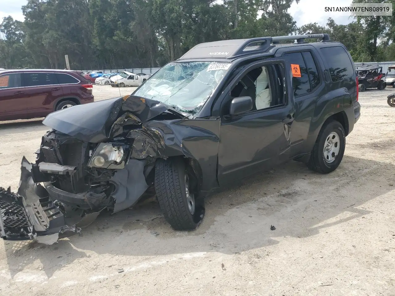 2014 Nissan Xterra X VIN: 5N1AN0NW7EN808919 Lot: 63760285