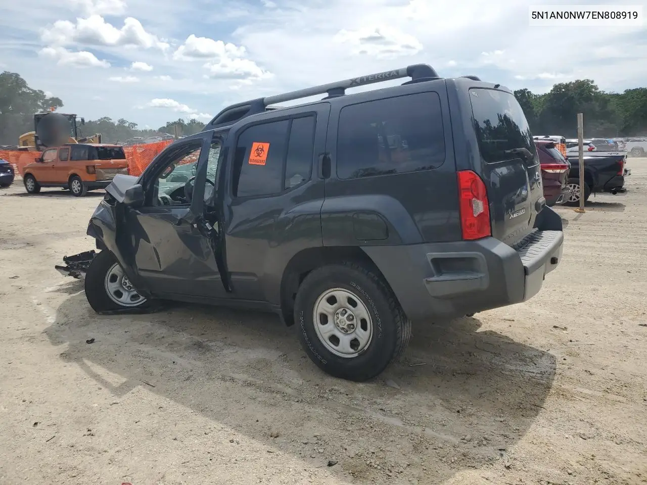 2014 Nissan Xterra X VIN: 5N1AN0NW7EN808919 Lot: 63760285