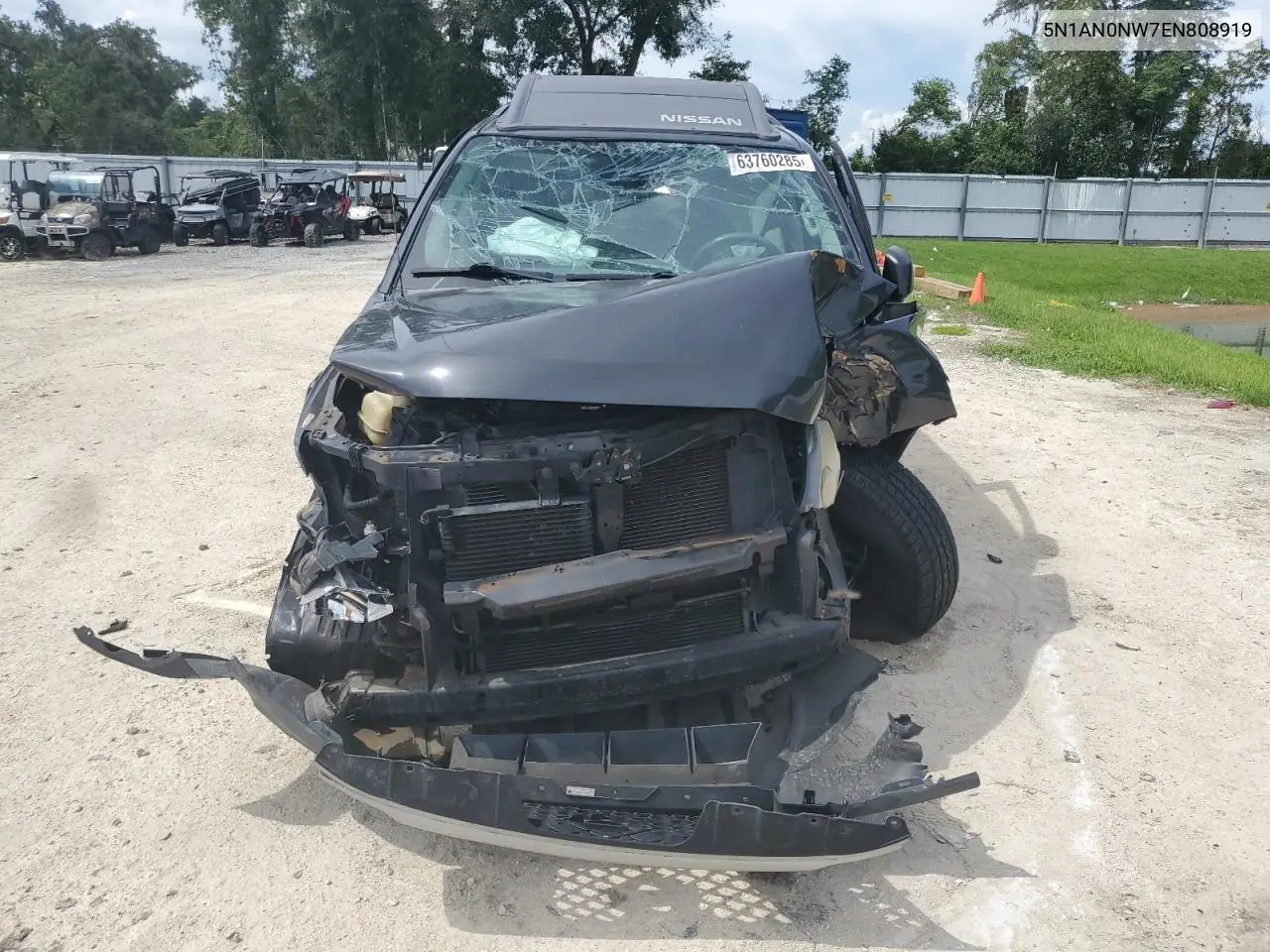 2014 Nissan Xterra X VIN: 5N1AN0NW7EN808919 Lot: 63760285