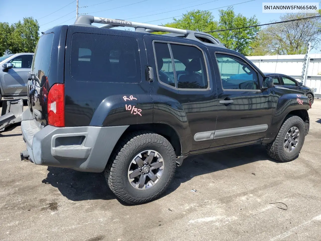 2015 Nissan Xterra X VIN: 5N1AN0NW5FN665406 Lot: 56505125