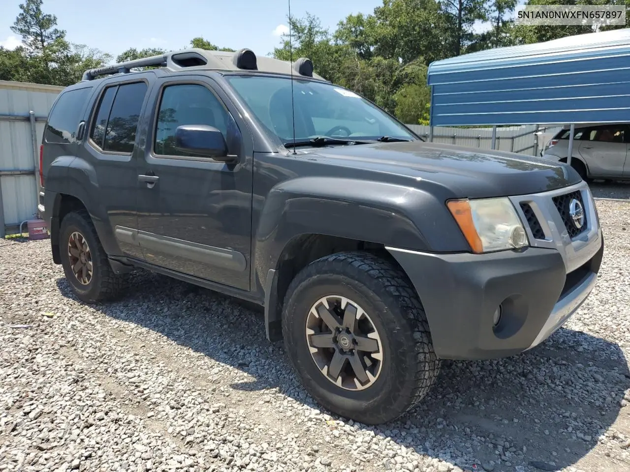 2015 Nissan Xterra X VIN: 5N1AN0NWXFN657897 Lot: 64659025