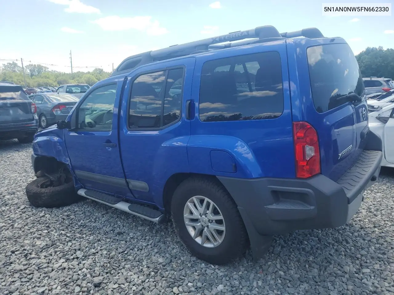 2015 Nissan Xterra X VIN: 5N1AN0NW5FN662330 Lot: 65738065