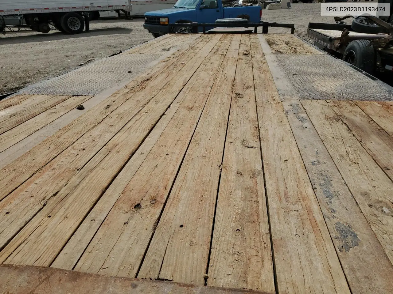 2013 Pj Equipment Trailer VIN: 4P5LD2023D1193474 Lot: 52382225