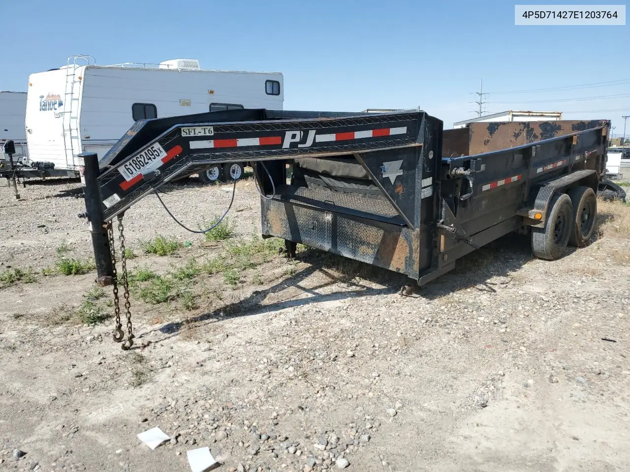 2014 Pj Trailer VIN: 4P5D71427E1203764 Lot: 61862495