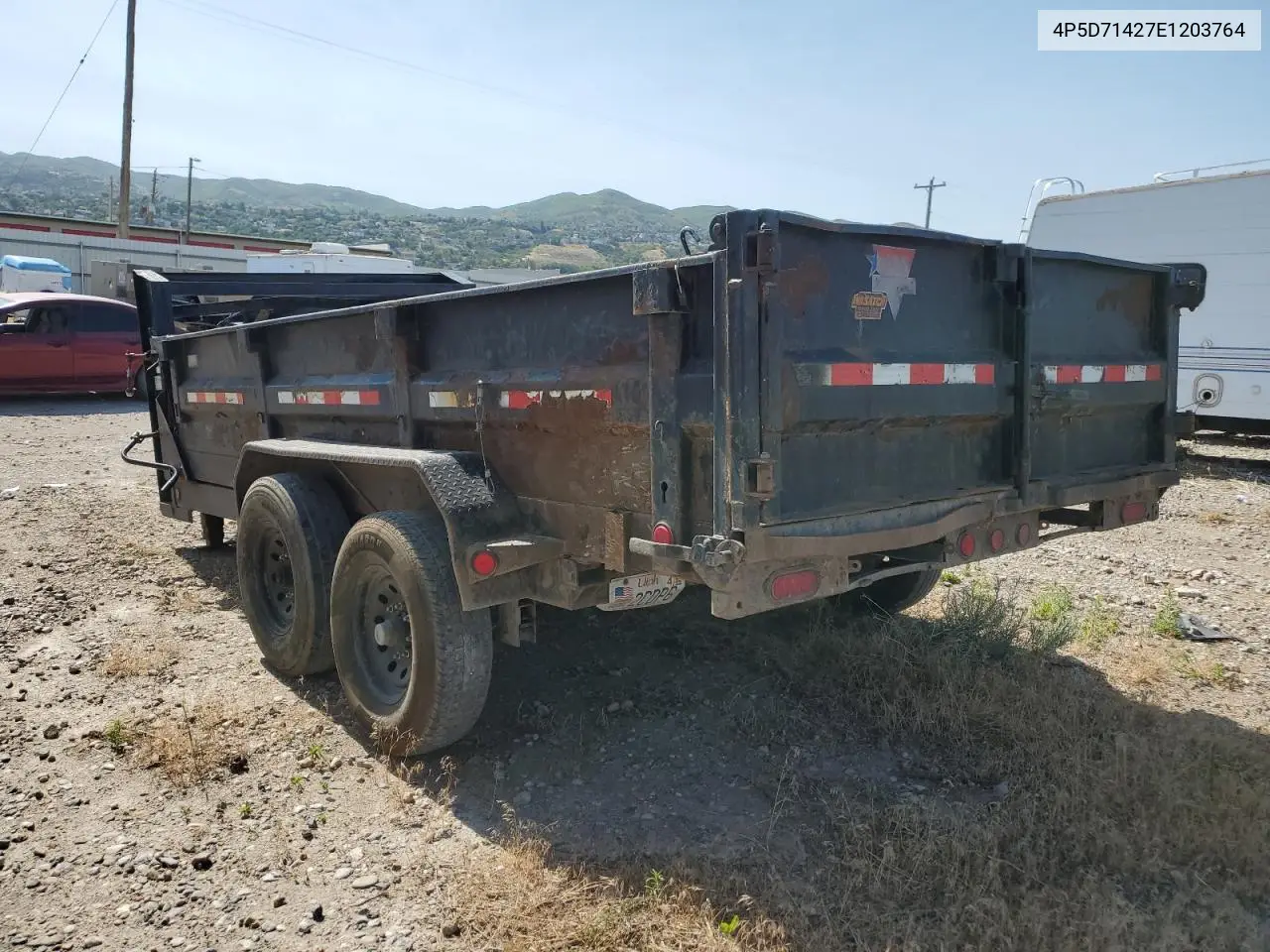 2014 Pj Trailer VIN: 4P5D71427E1203764 Lot: 61862495