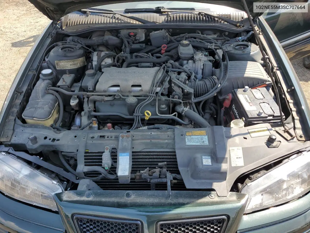 1995 Pontiac Grand Am Se VIN: 1G2NE55M3SC707664 Lot: 61292655