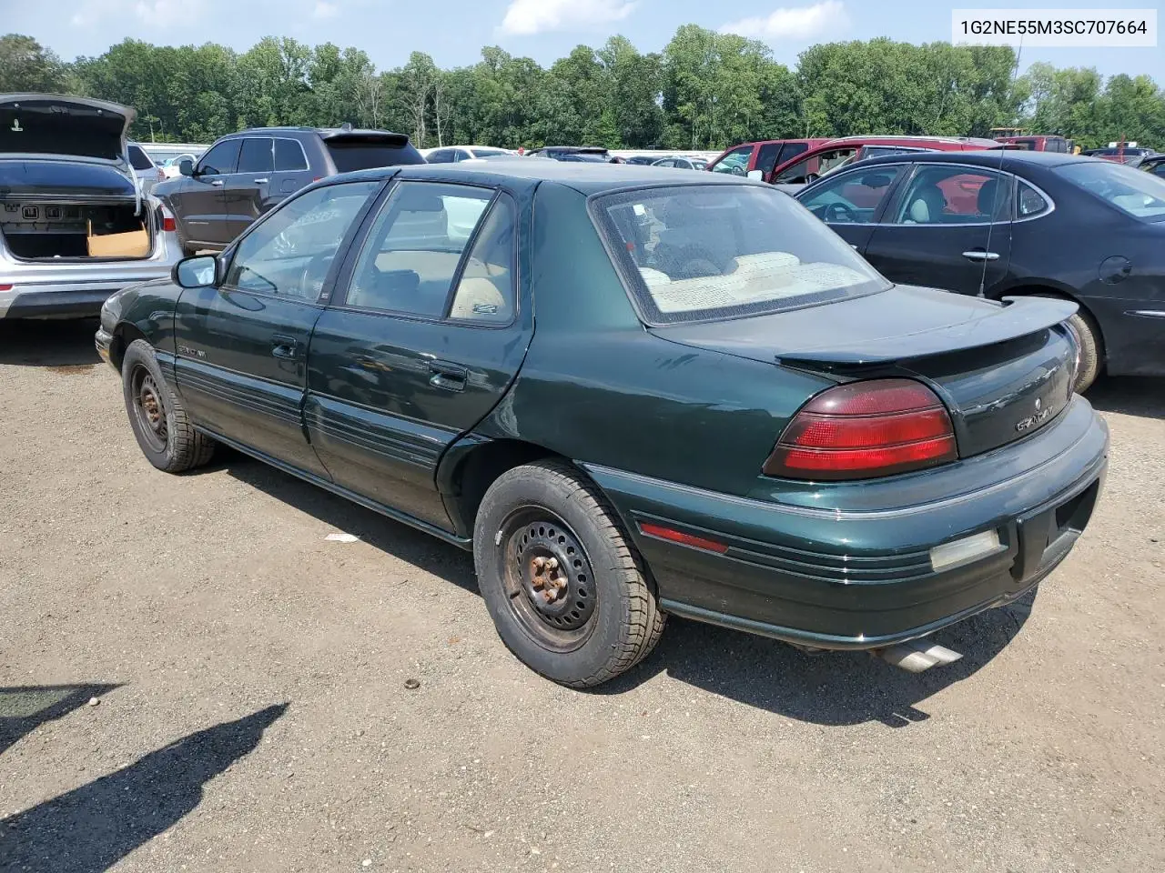1995 Pontiac Grand Am Se VIN: 1G2NE55M3SC707664 Lot: 61292655