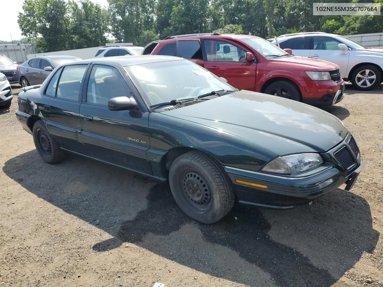 1995 Pontiac Grand Am Se VIN: 1G2NE55M3SC707664 Lot: 61292655