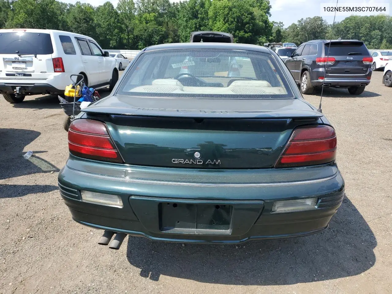 1995 Pontiac Grand Am Se VIN: 1G2NE55M3SC707664 Lot: 61292655