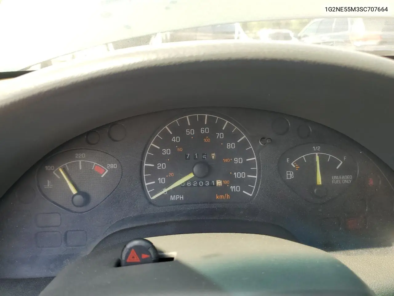 1995 Pontiac Grand Am Se VIN: 1G2NE55M3SC707664 Lot: 61292655