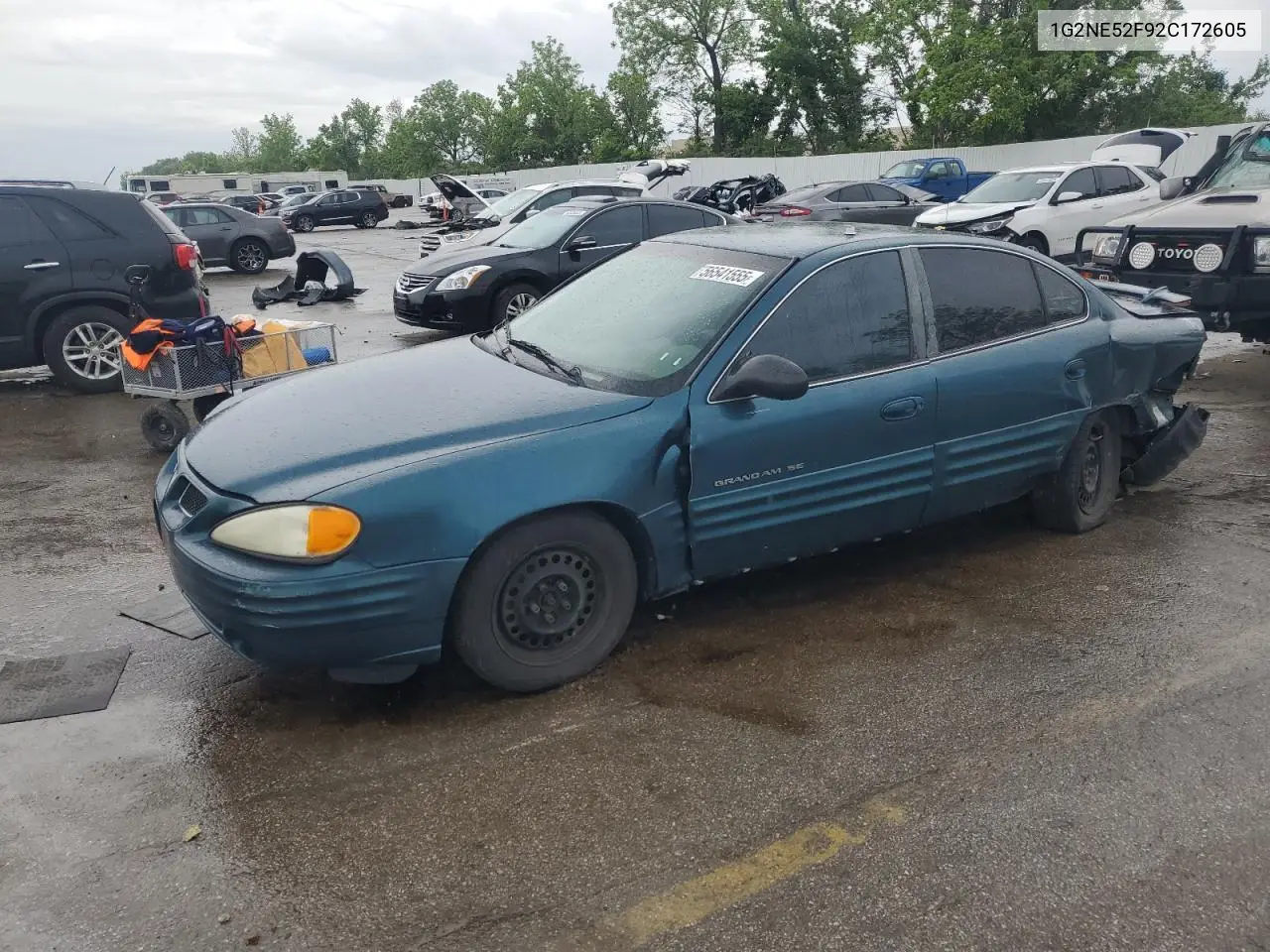 2002 Pontiac Grand Am Se VIN: 1G2NE52F92C172605 Lot: 56541555