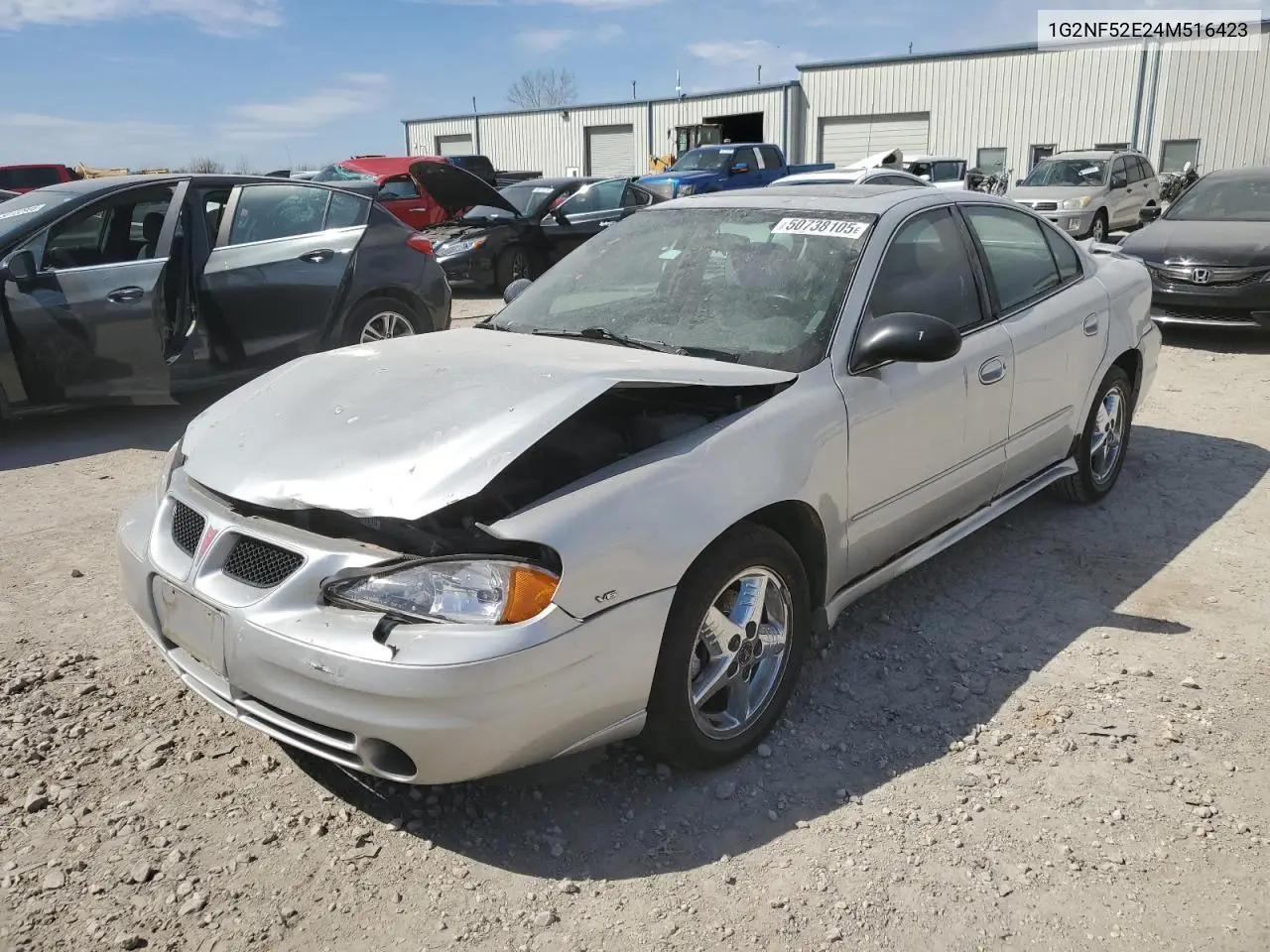2004 Pontiac Grand Am Se1 VIN: 1G2NF52E24M516423 Lot: 50738105