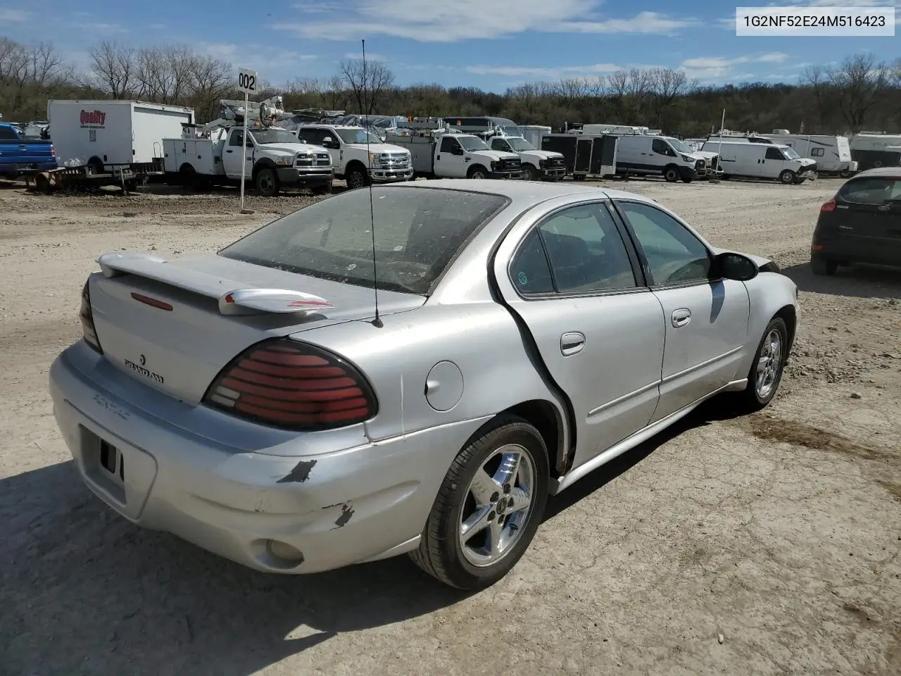 2004 Pontiac Grand Am Se1 VIN: 1G2NF52E24M516423 Lot: 50738105