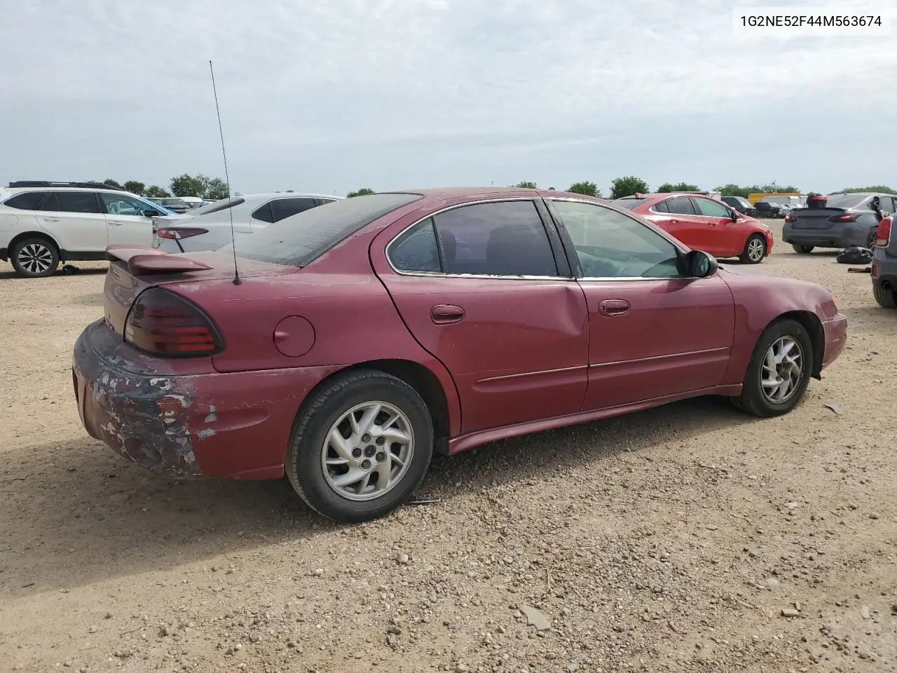 2004 Pontiac Grand Am Se VIN: 1G2NE52F44M563674 Lot: 56692715
