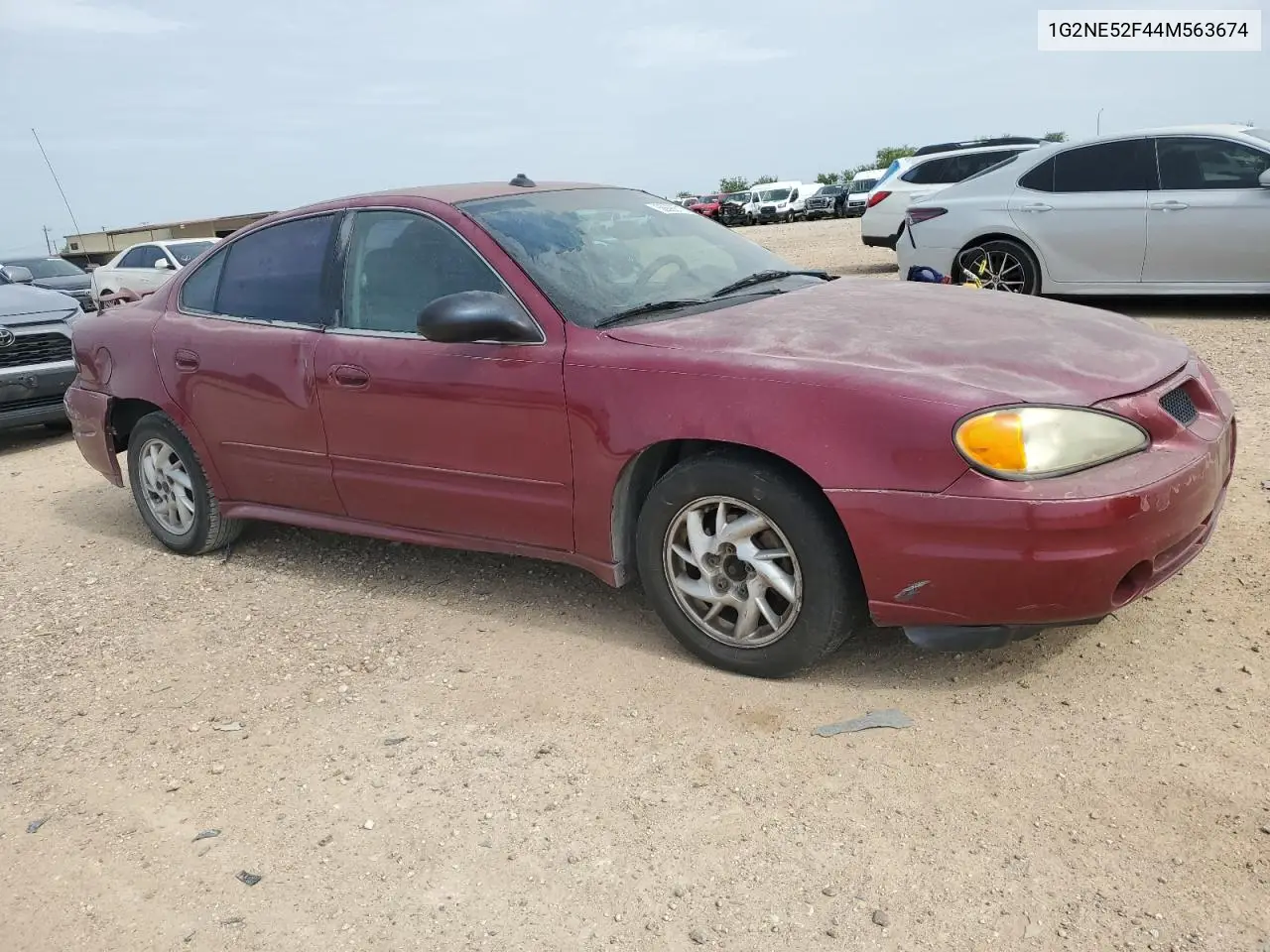 2004 Pontiac Grand Am Se VIN: 1G2NE52F44M563674 Lot: 56692715