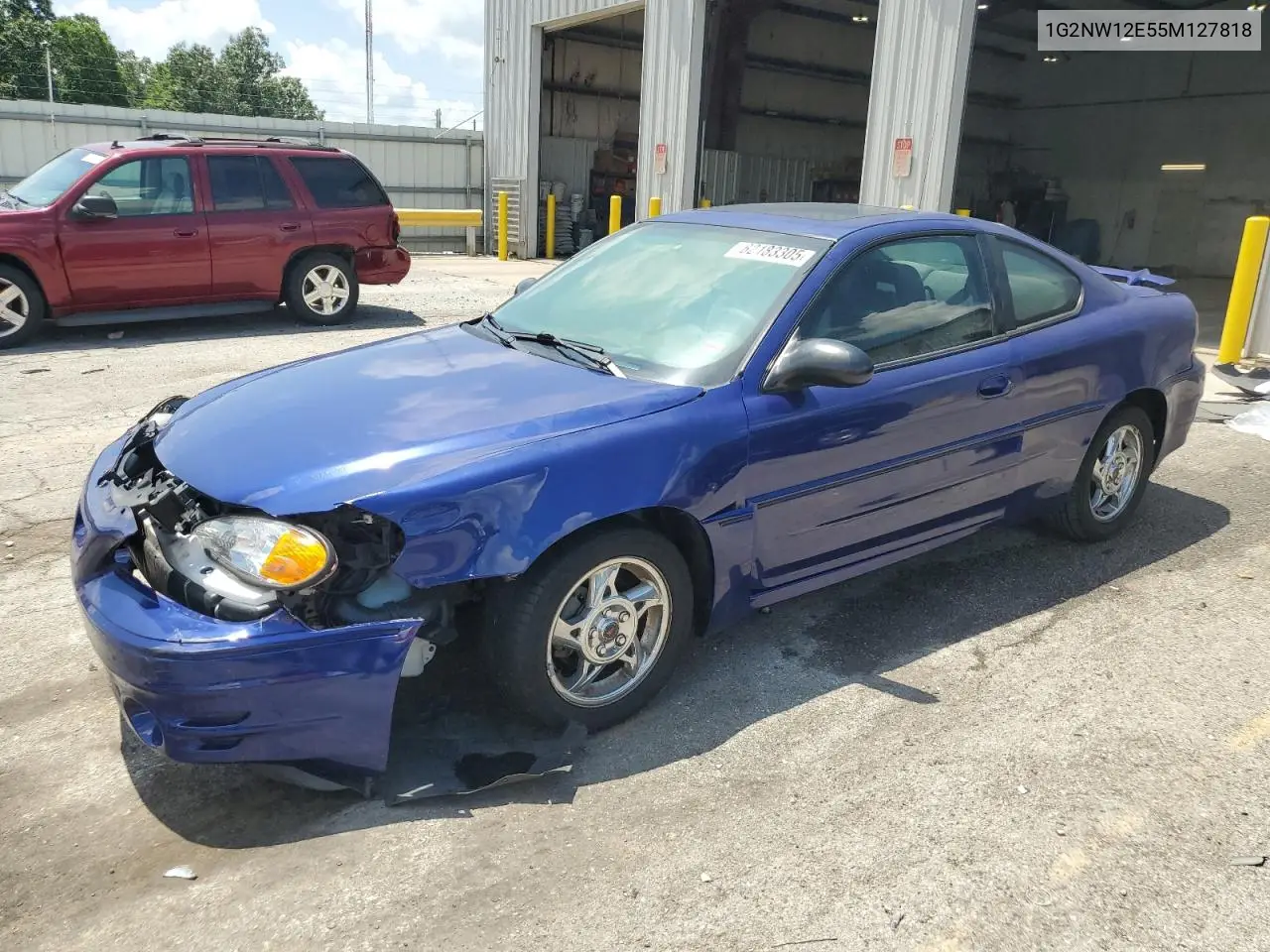 2005 Pontiac Grand Am Gt VIN: 1G2NW12E55M127818 Lot: 62183305