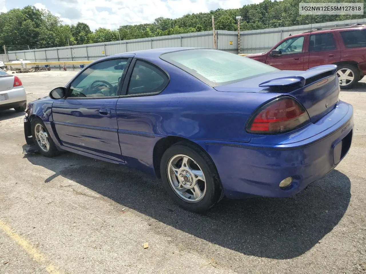 2005 Pontiac Grand Am Gt VIN: 1G2NW12E55M127818 Lot: 62183305