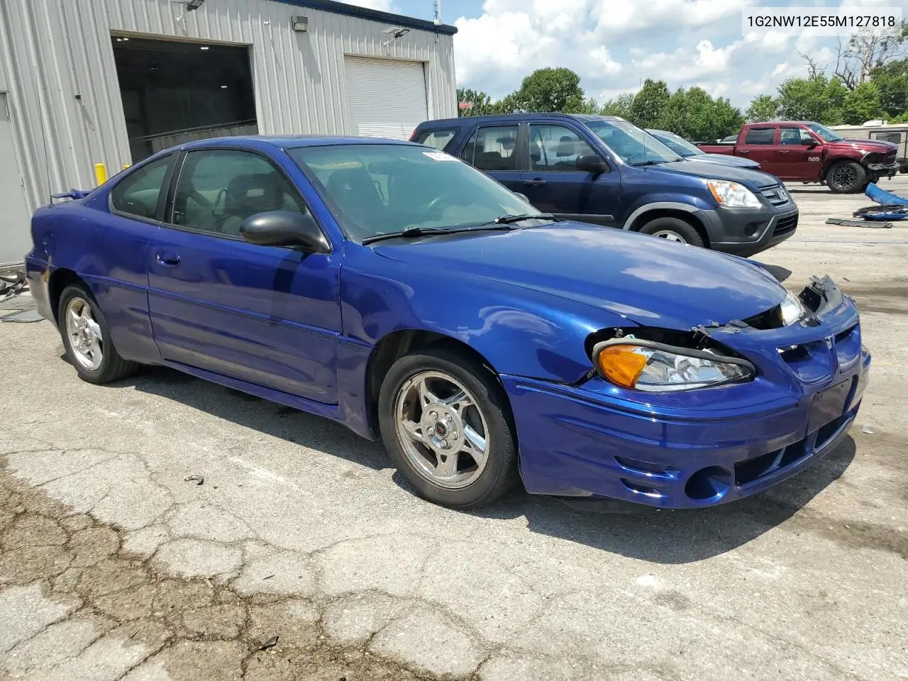 2005 Pontiac Grand Am Gt VIN: 1G2NW12E55M127818 Lot: 62183305
