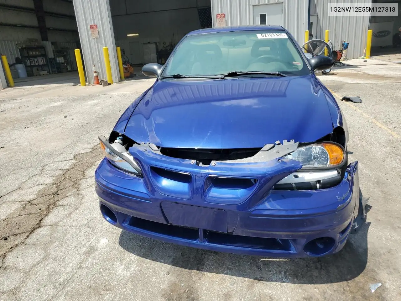 2005 Pontiac Grand Am Gt VIN: 1G2NW12E55M127818 Lot: 62183305