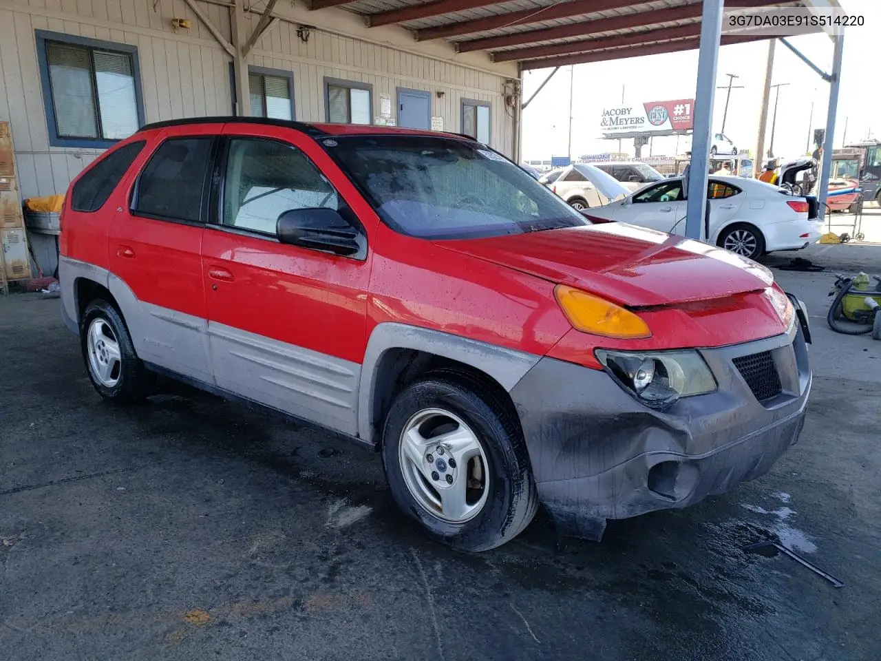 2001 Pontiac Aztek VIN: 3G7DA03E91S514220 Lot: 52627195