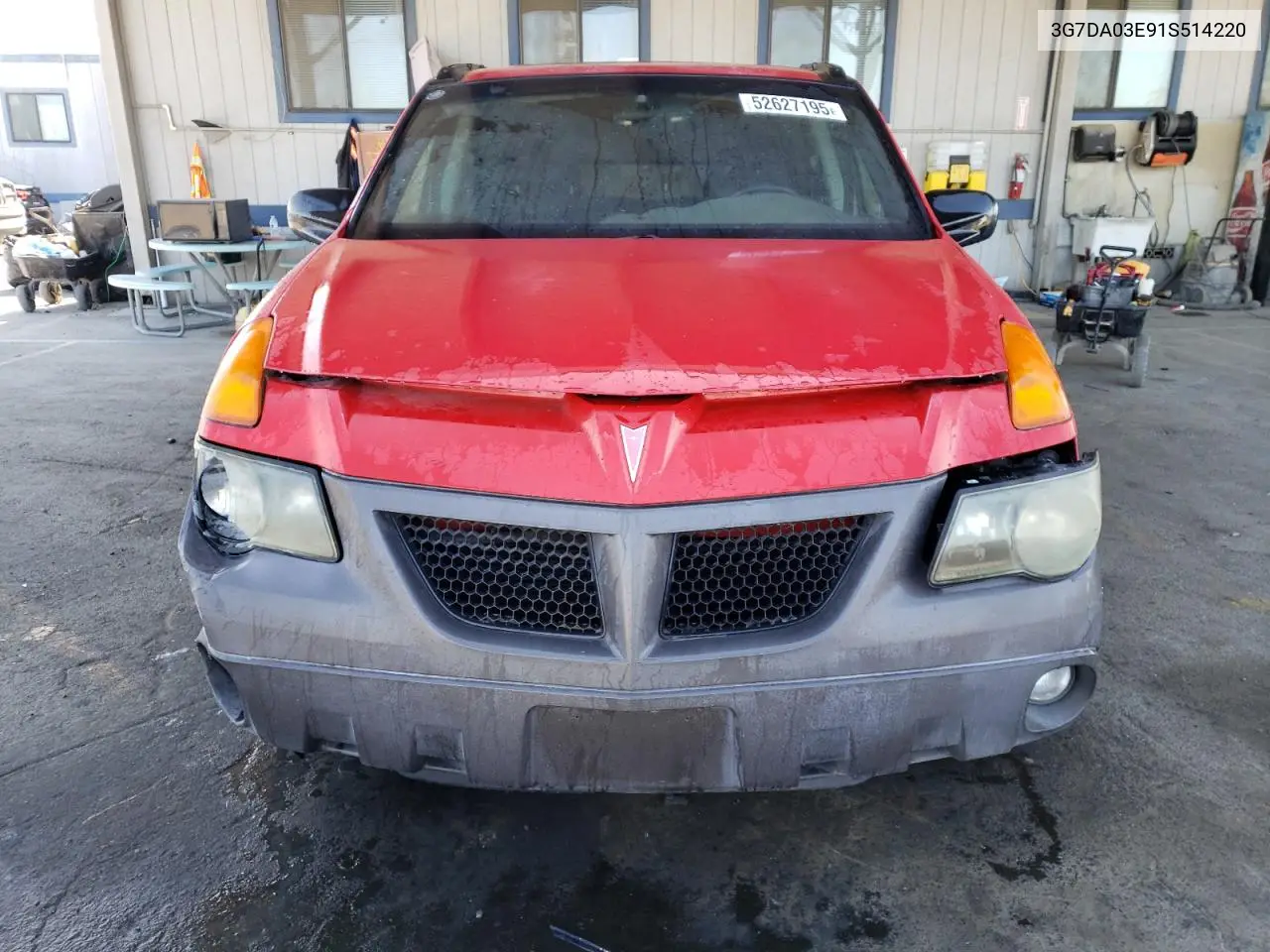 2001 Pontiac Aztek VIN: 3G7DA03E91S514220 Lot: 52627195