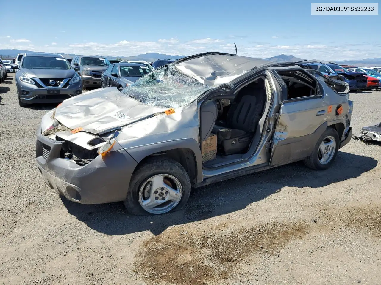 2001 Pontiac Aztek VIN: 3G7DA03E91S532233 Lot: 57128595