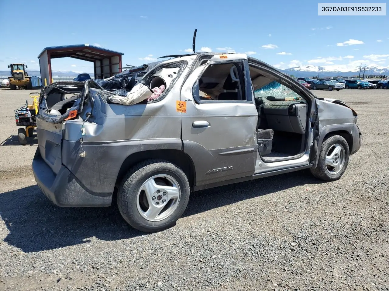 2001 Pontiac Aztek VIN: 3G7DA03E91S532233 Lot: 57128595
