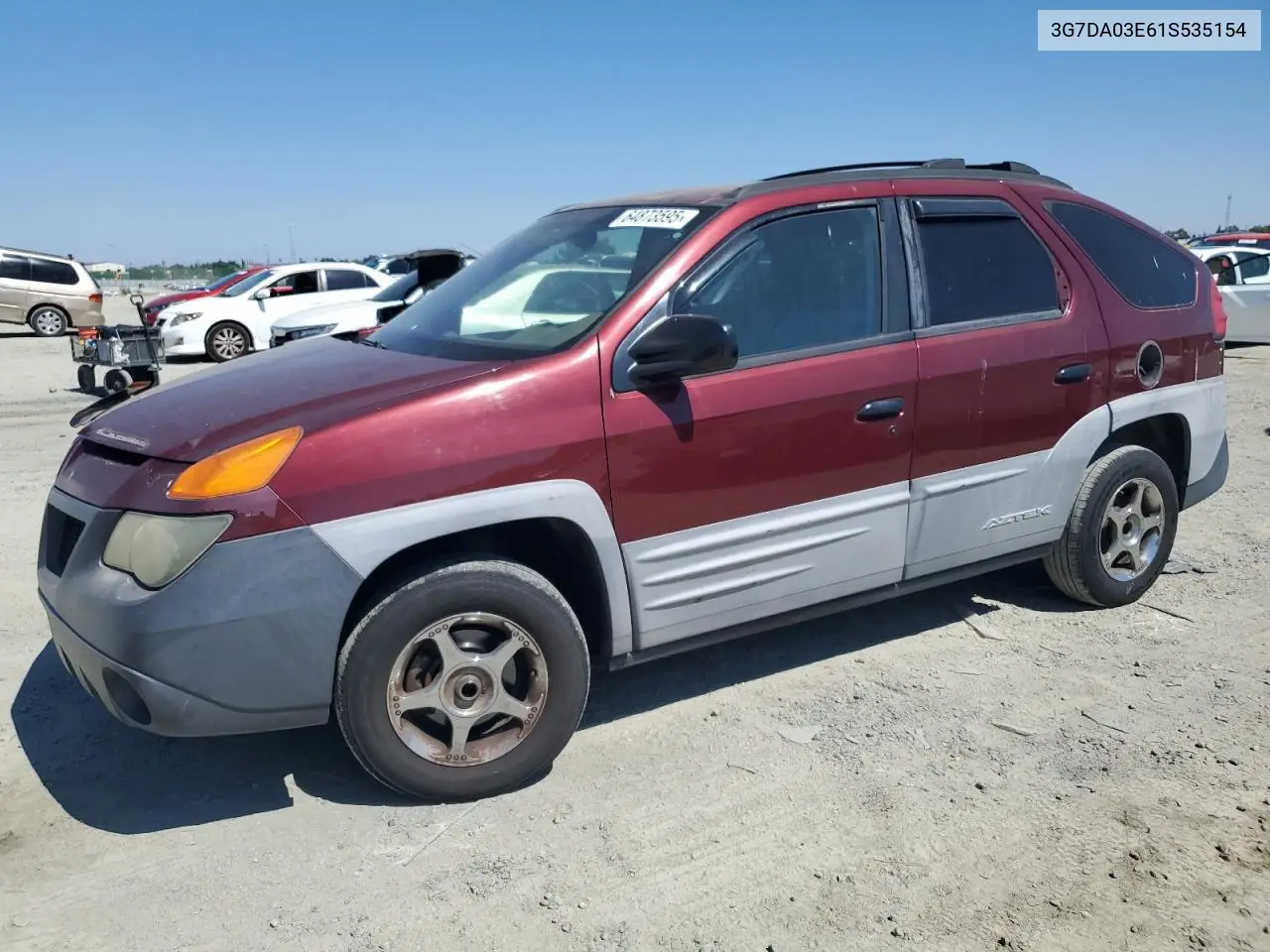 2001 Pontiac Aztek VIN: 3G7DA03E61S535154 Lot: 64873595