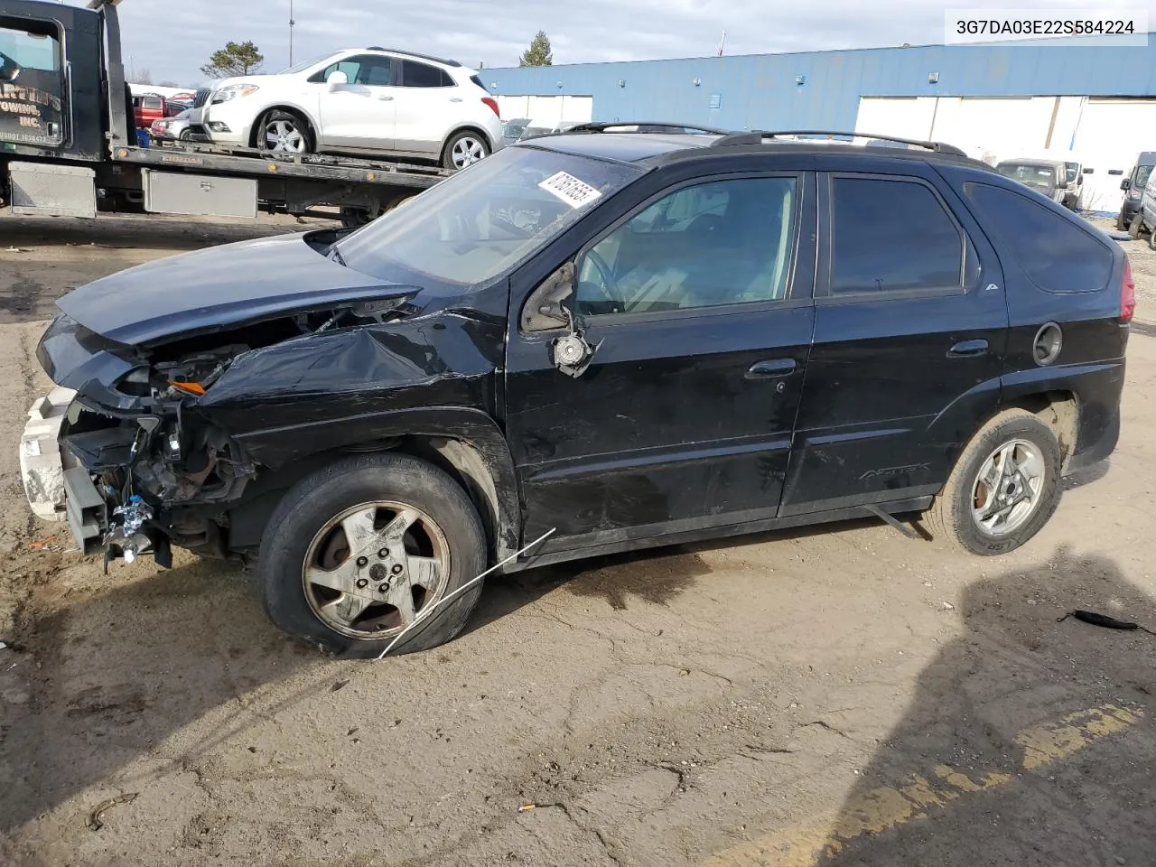 2002 Pontiac Aztek VIN: 3G7DA03E22S584224 Lot: 87851655