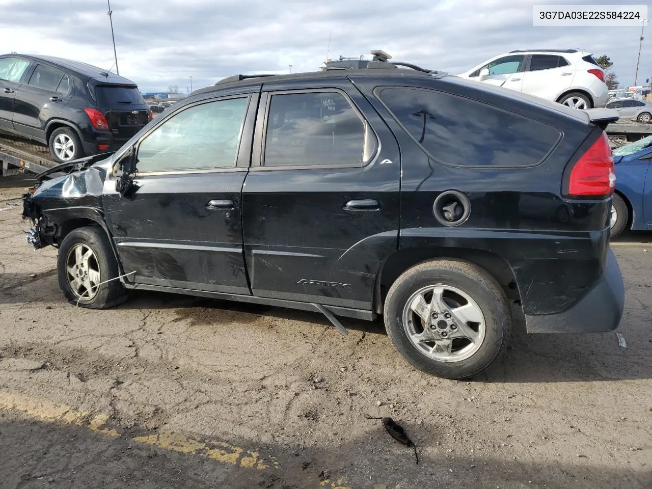 2002 Pontiac Aztek VIN: 3G7DA03E22S584224 Lot: 87851655