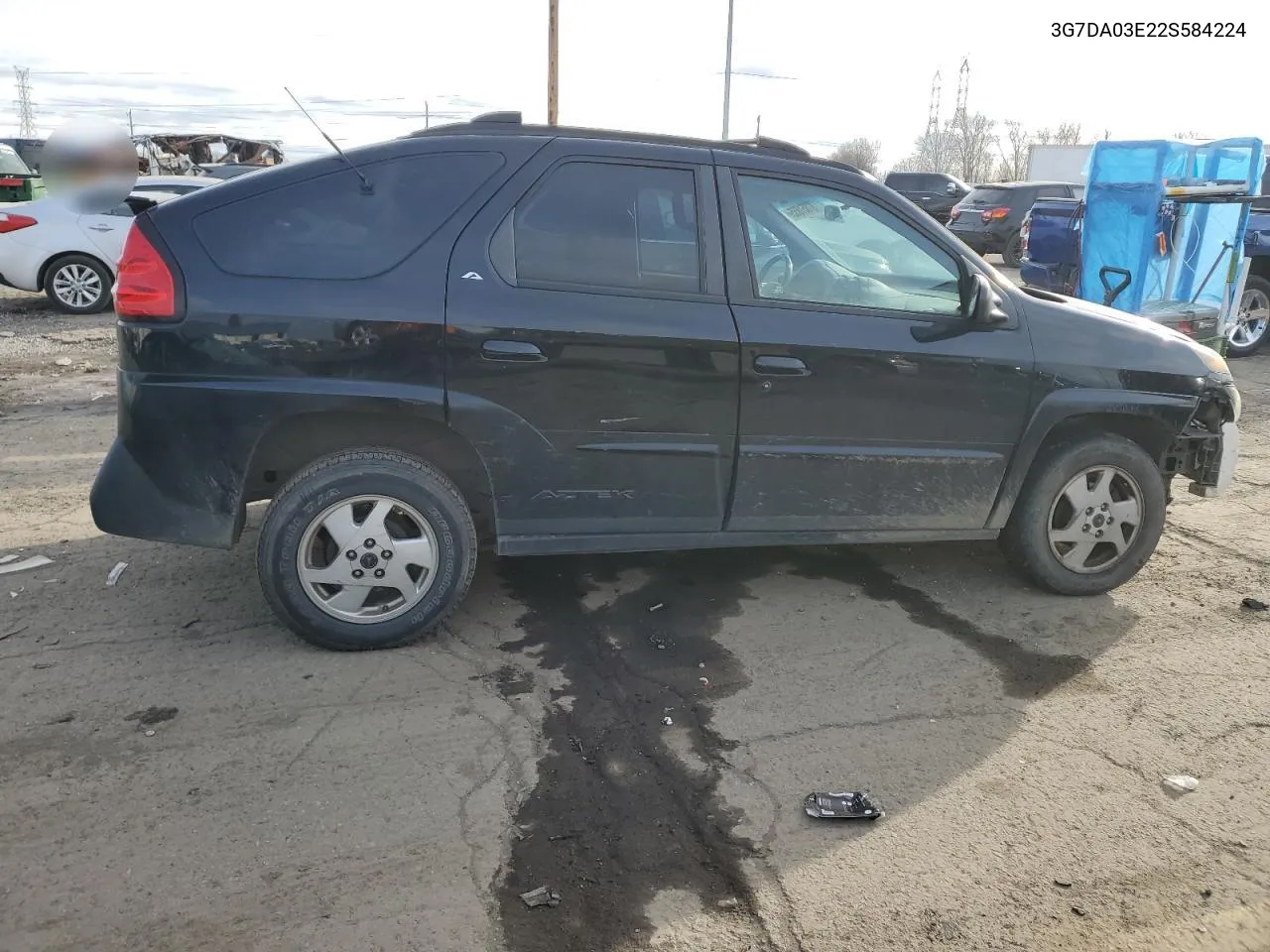 2002 Pontiac Aztek VIN: 3G7DA03E22S584224 Lot: 87851655
