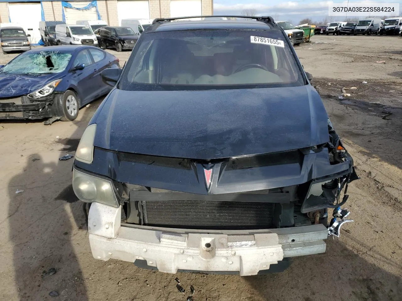 2002 Pontiac Aztek VIN: 3G7DA03E22S584224 Lot: 87851655
