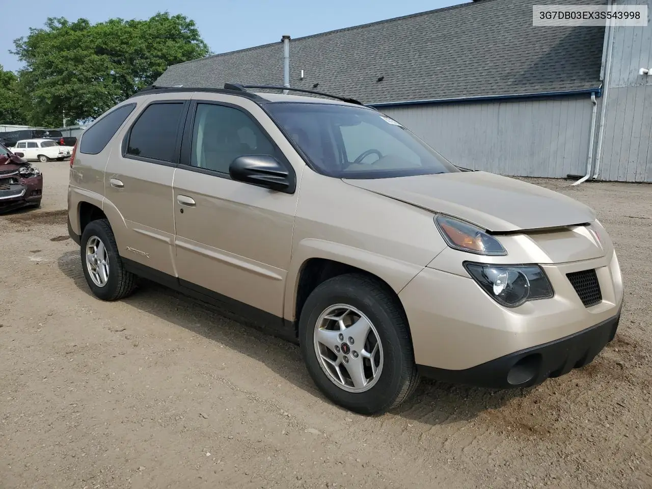 2003 Pontiac Aztek VIN: 3G7DB03EX3S543998 Lot: 60725135