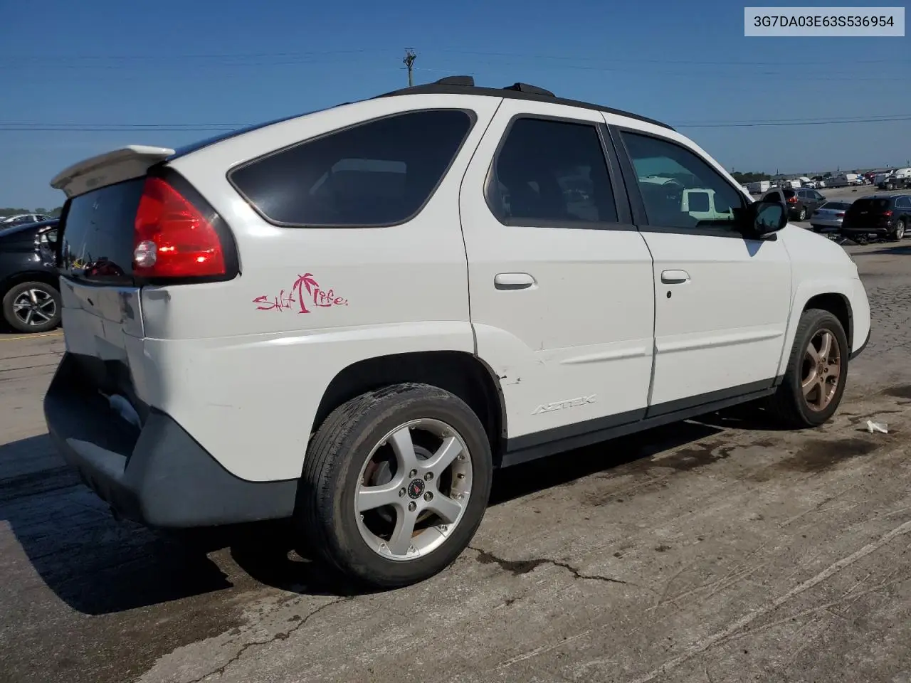2003 Pontiac Aztek VIN: 3G7DA03E63S536954 Lot: 61583175