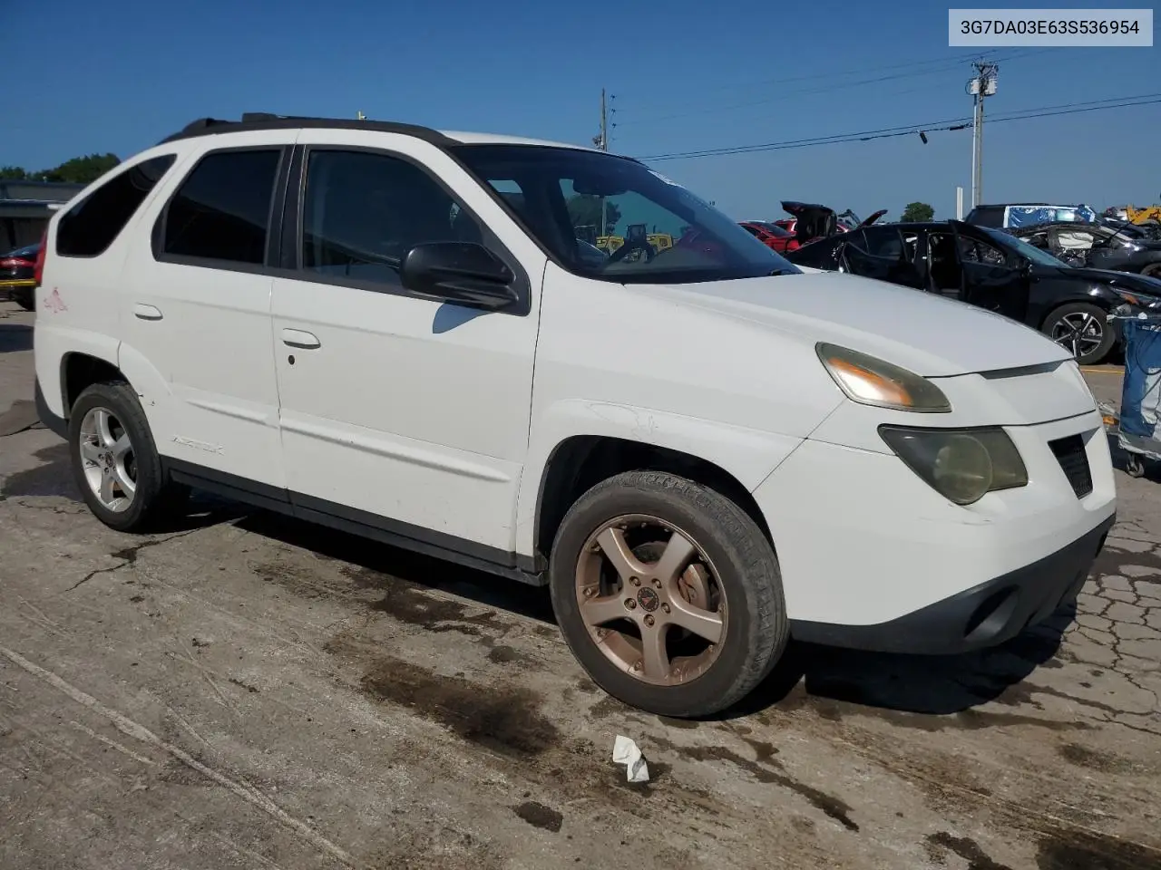 2003 Pontiac Aztek VIN: 3G7DA03E63S536954 Lot: 61583175