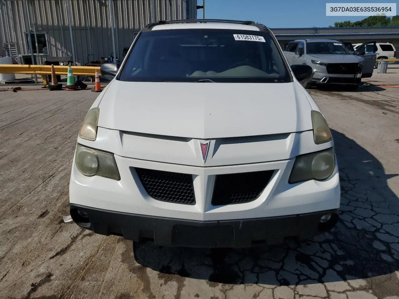 2003 Pontiac Aztek VIN: 3G7DA03E63S536954 Lot: 61583175