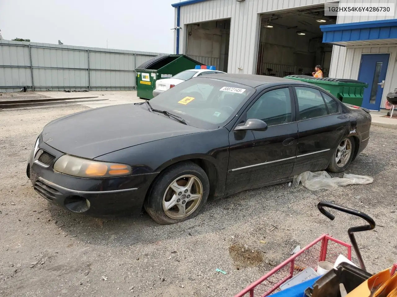 2000 Pontiac Bonneville Se VIN: 1G2HX54K6Y4286730 Lot: 58872145