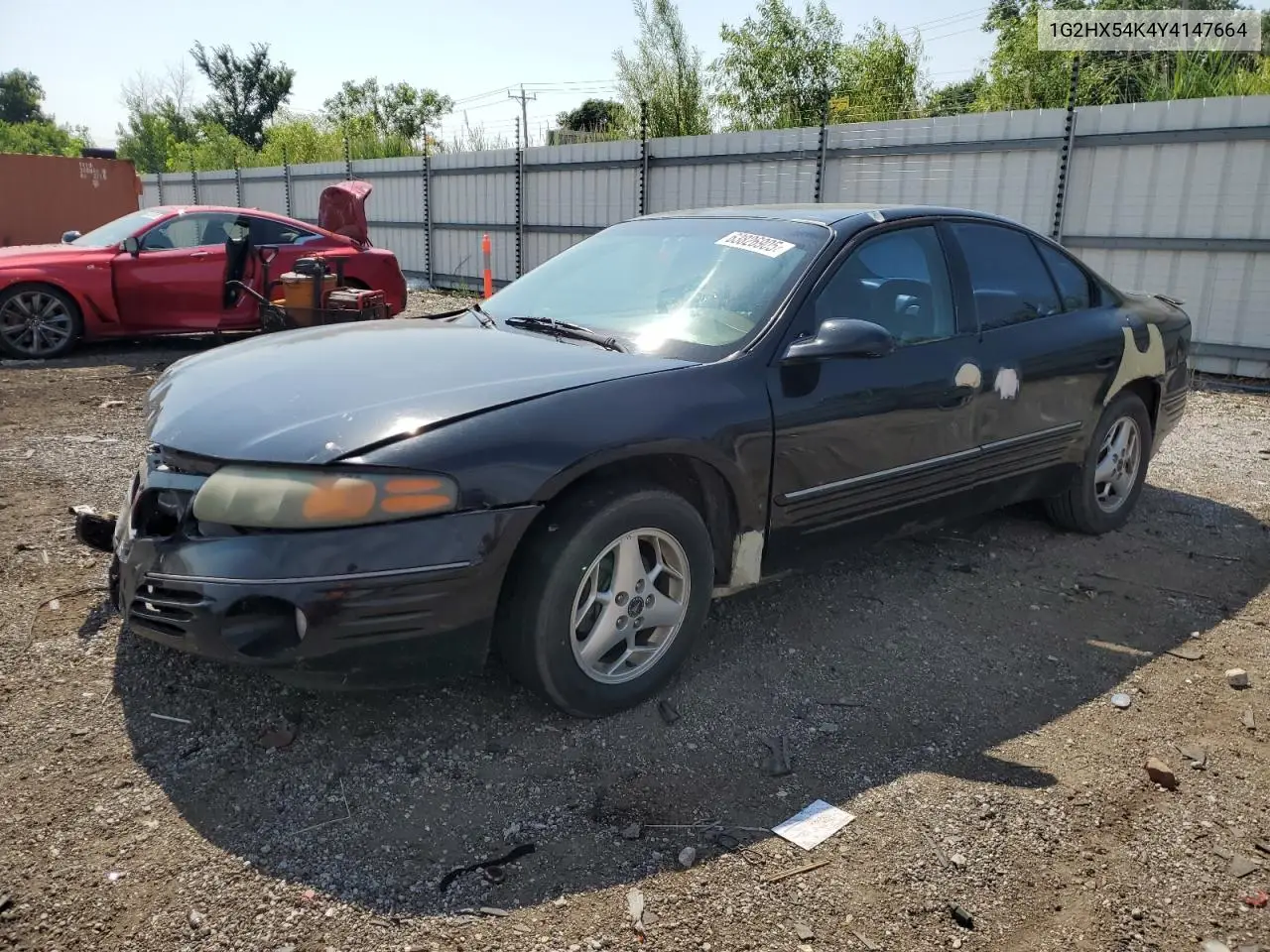 2000 Pontiac Bonneville Se VIN: 1G2HX54K4Y4147664 Lot: 63826905