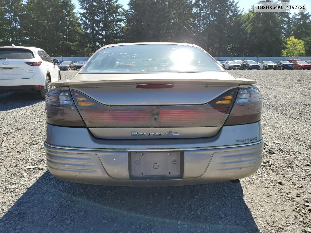 2001 Pontiac Bonneville Se VIN: 1G2HX54K614192725 Lot: 63103965