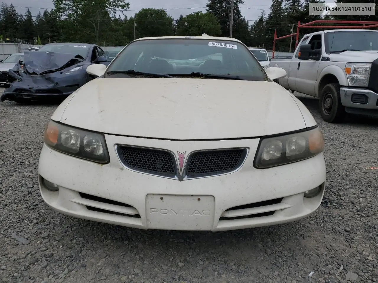 2002 Pontiac Bonneville Se VIN: 1G2HX54K124101510 Lot: 56788015