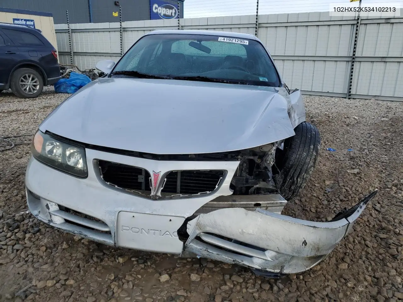 2003 Pontiac Bonneville Se VIN: 1G2HX52K534102213 Lot: 41921295