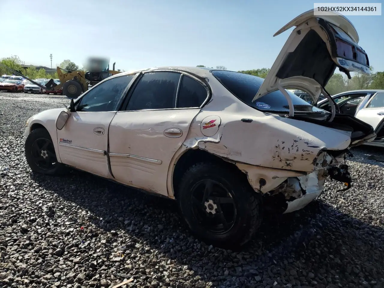 2003 Pontiac Bonneville Se VIN: 1G2HX52KX34144361 Lot: 52165045