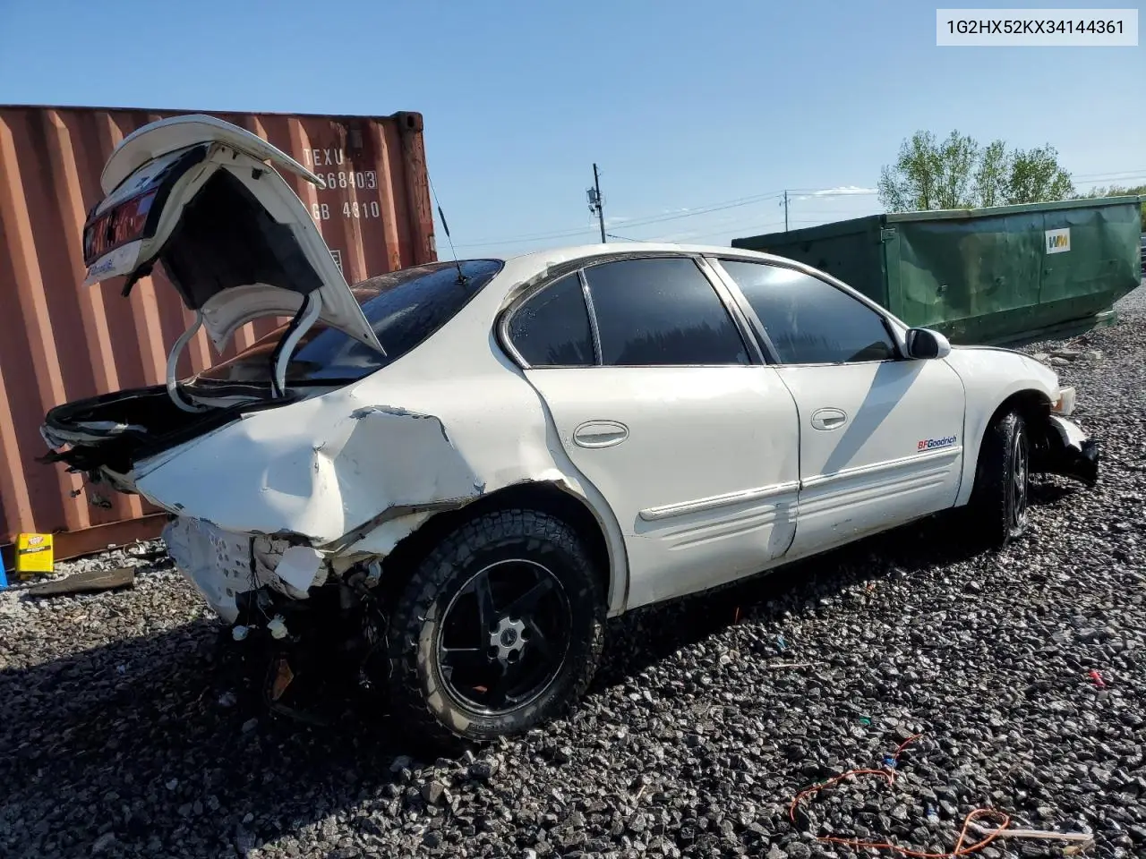 2003 Pontiac Bonneville Se VIN: 1G2HX52KX34144361 Lot: 52165045