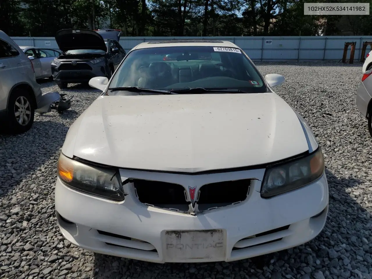 2003 Pontiac Bonneville Se VIN: 1G2HX52K534141982 Lot: 62769815