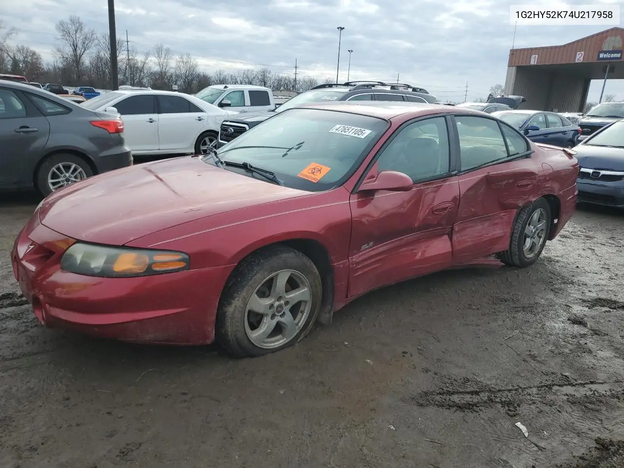 2004 Pontiac Bonneville Sle VIN: 1G2HY52K74U217958 Lot: 47651105