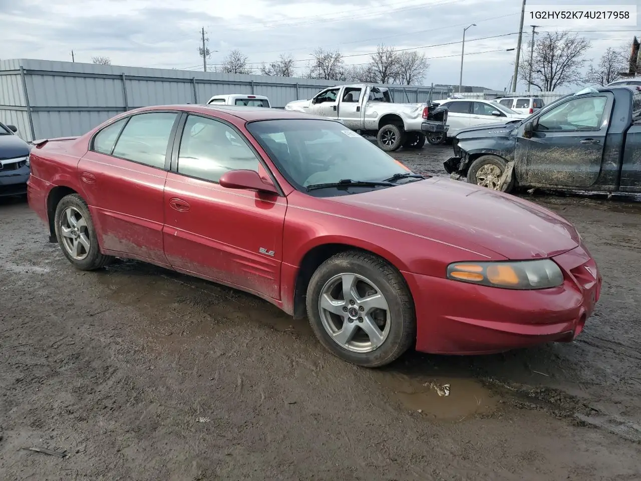 2004 Pontiac Bonneville Sle VIN: 1G2HY52K74U217958 Lot: 47651105