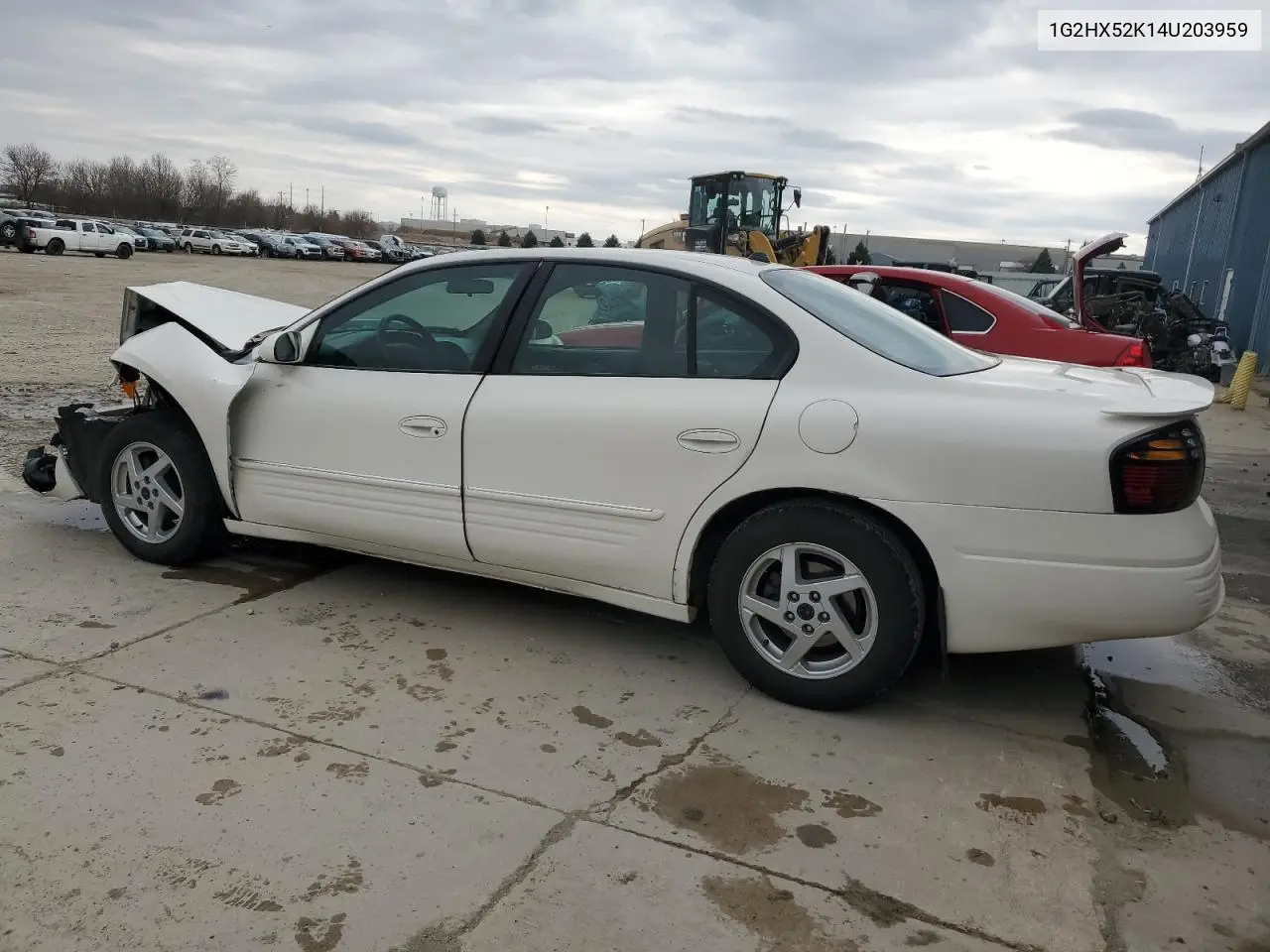2004 Pontiac Bonneville Se VIN: 1G2HX52K14U203959 Lot: 50969025